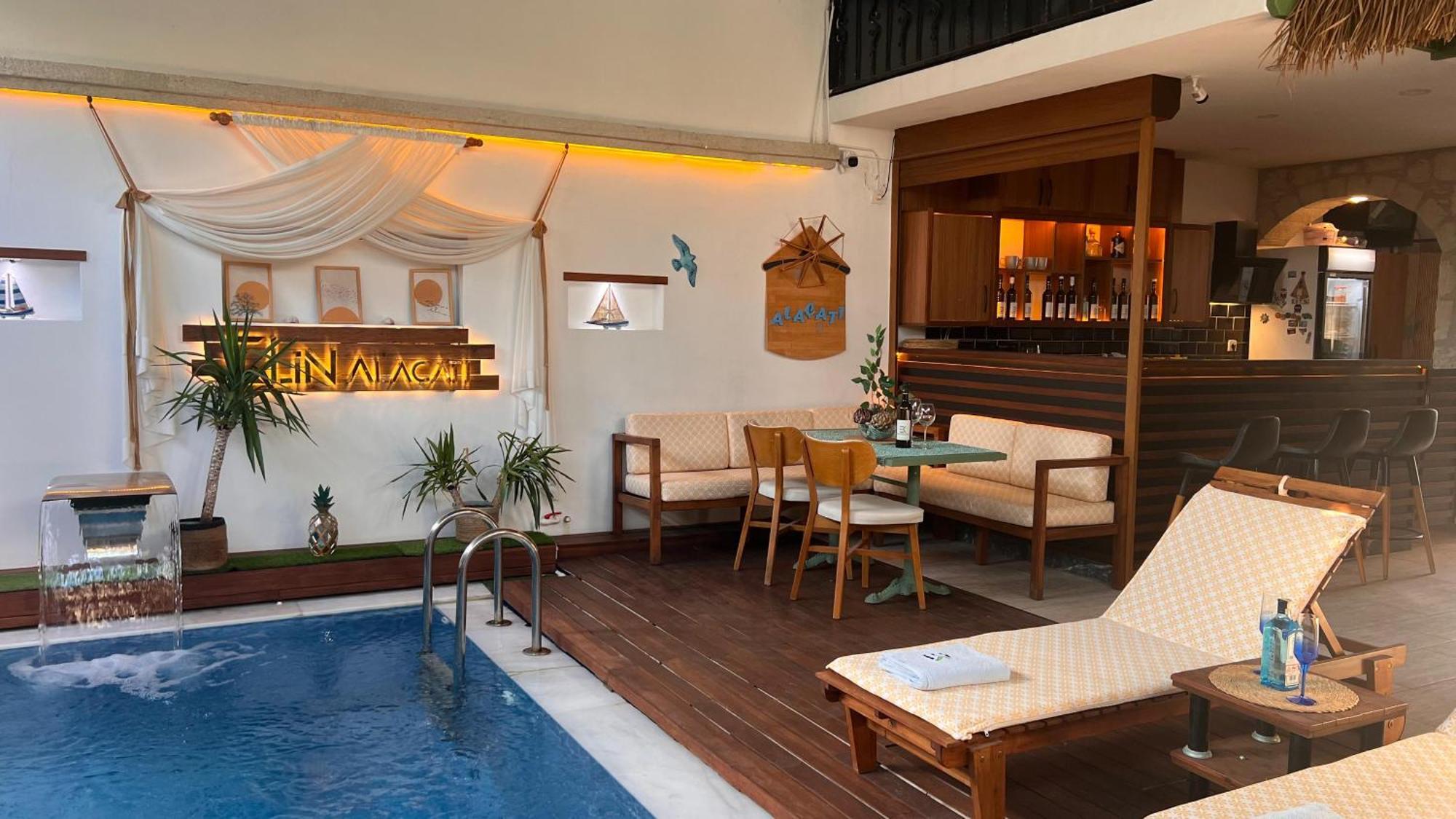 Elin Otel Alacati เซสเม ภายนอก รูปภาพ