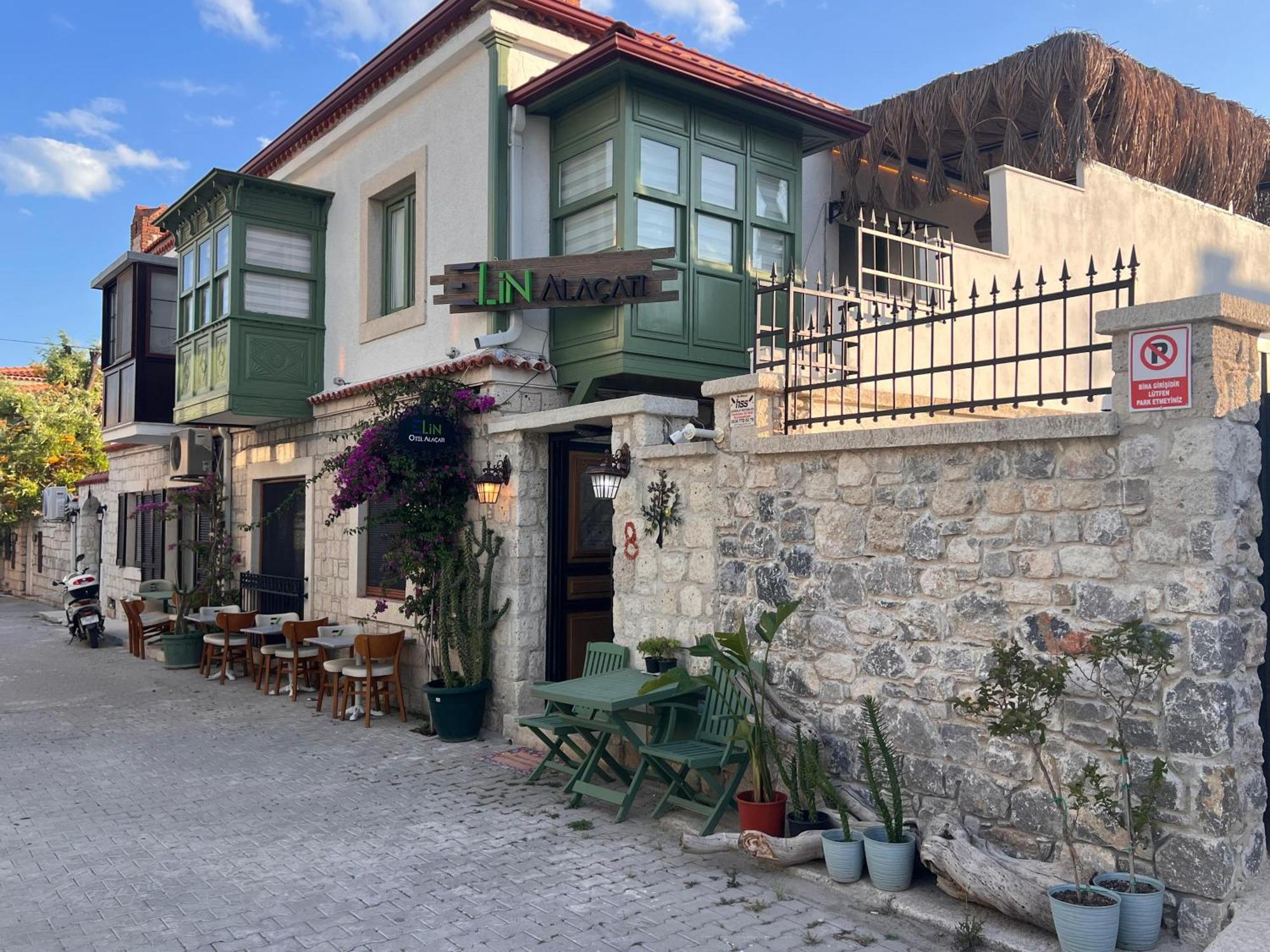 Elin Otel Alacati เซสเม ภายนอก รูปภาพ